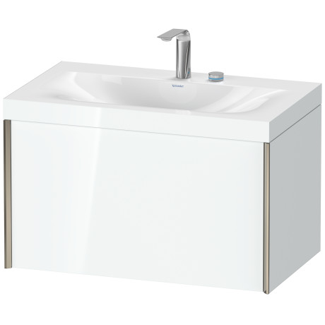 Furniture washbasin c-bonded with vanity wall mounted, XV4610EB185C