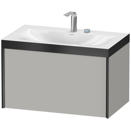 Furniture washbasin c-bonded with vanity wall mounted, XV4610EB207P