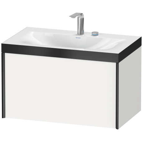 Furniture washbasin c-bonded with vanity wall mounted, XV4610EB218P