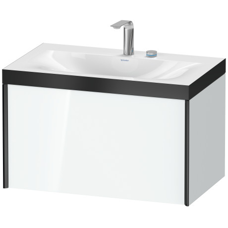 Furniture washbasin c-bonded with vanity wall mounted, XV4610EB285P