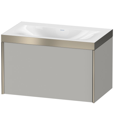 Furniture washbasin c-bonded with vanity wall mounted, XV4610NB107P