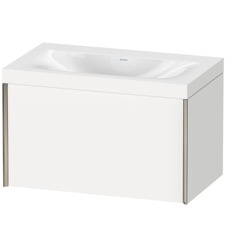 Furniture washbasin c-bonded with vanity wall mounted, XV4610NB118C