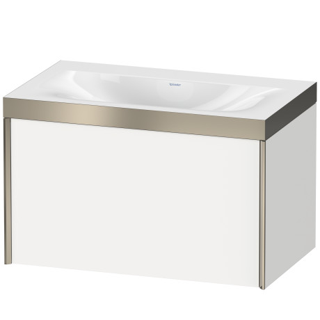 Furniture washbasin c-bonded with vanity wall mounted, XV4610NB118P