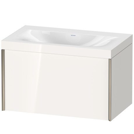 Furniture washbasin c-bonded with vanity wall mounted, XV4610NB122C