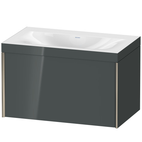 Furniture washbasin c-bonded with vanity wall mounted, XV4610NB138C