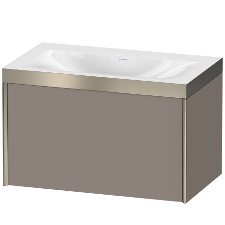 Furniture washbasin c-bonded with vanity wall mounted, XV4610NB143P