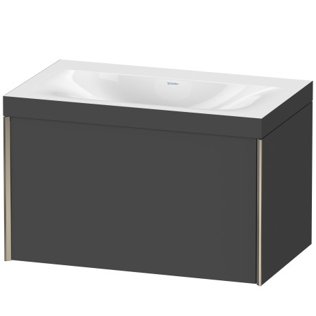 Furniture washbasin c-bonded with vanity wall mounted, XV4610NB149C
