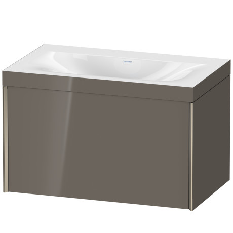 Furniture washbasin c-bonded with vanity wall mounted, XV4610NB189C