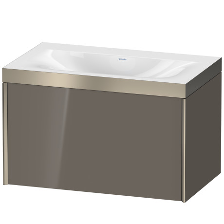 Furniture washbasin c-bonded with vanity wall mounted, XV4610NB189P