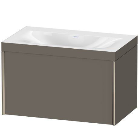 Furniture washbasin c-bonded with vanity wall mounted, XV4610NB190C