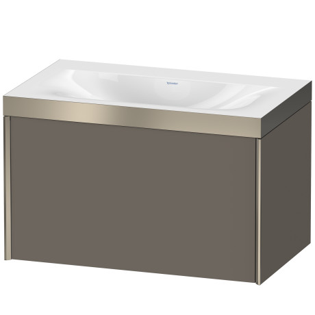 Furniture washbasin c-bonded with vanity wall mounted, XV4610NB190P