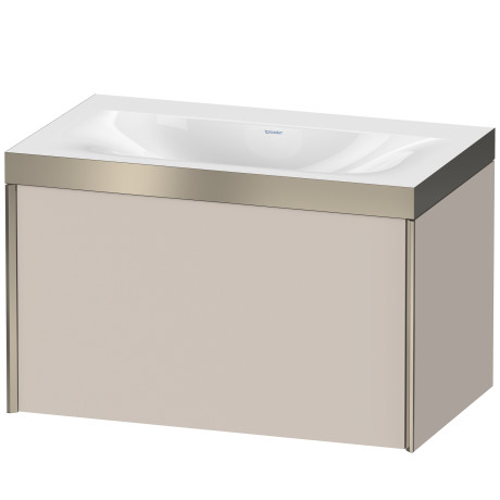 Furniture washbasin c-bonded with vanity wall mounted, XV4610NB191P