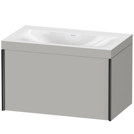 Furniture washbasin c-bonded with vanity wall mounted, XV4610NB207C
