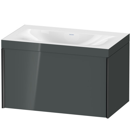 Furniture washbasin c-bonded with vanity wall mounted, XV4610NB238C