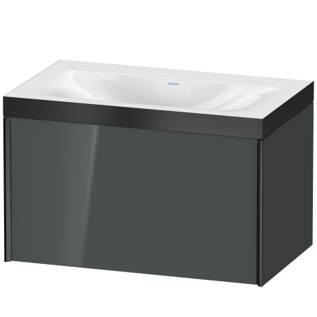 Furniture washbasin c-bonded with vanity wall mounted, XV4610NB238P