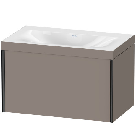 Furniture washbasin c-bonded with vanity wall mounted, XV4610NB243C