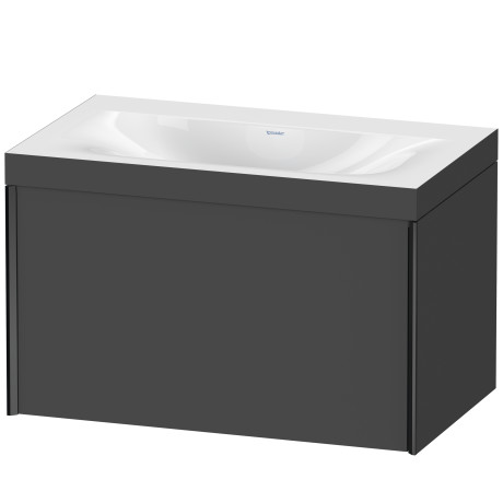 Furniture washbasin c-bonded with vanity wall mounted, XV4610NB249C