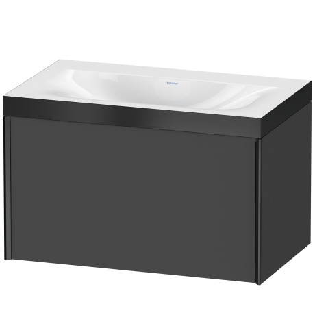 Furniture washbasin c-bonded with vanity wall mounted, XV4610NB249P