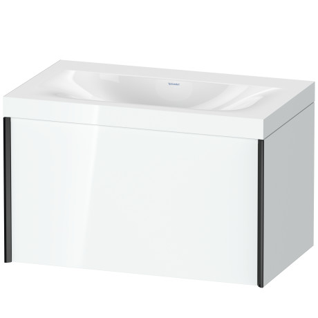 Furniture washbasin c-bonded with vanity wall mounted, XV4610NB285C