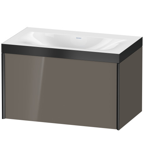 Furniture washbasin c-bonded with vanity wall mounted, XV4610NB289P
