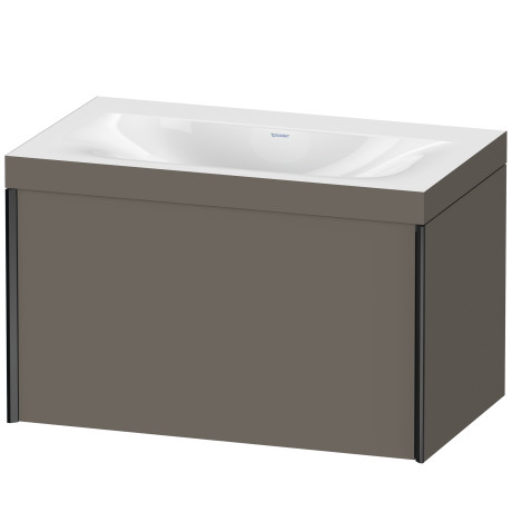 Furniture washbasin c-bonded with vanity wall mounted, XV4610NB290C