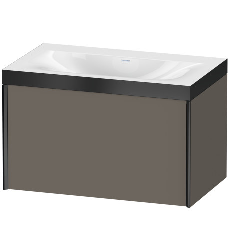 Furniture washbasin c-bonded with vanity wall mounted, XV4610NB290P