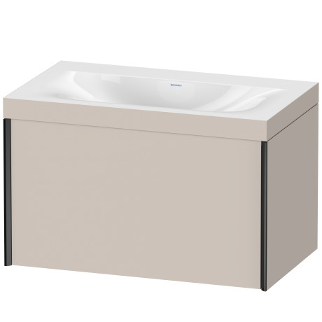 Furniture washbasin c-bonded with vanity wall mounted, XV4610NB291C