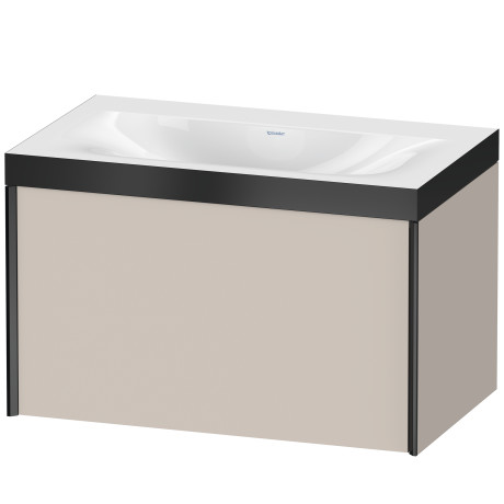 Furniture washbasin c-bonded with vanity wall mounted, XV4610NB291P