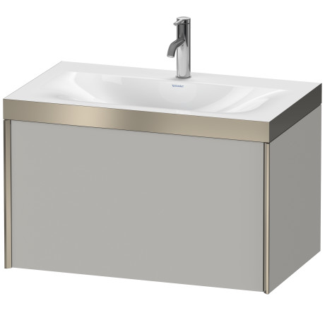 Furniture washbasin c-bonded with vanity wall mounted, XV4610OB107P