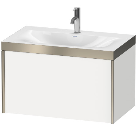 Furniture washbasin c-bonded with vanity wall mounted, XV4610OB118P