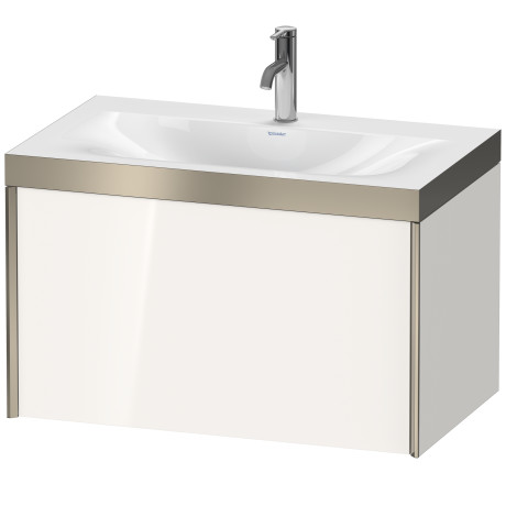 Furniture washbasin c-bonded with vanity wall mounted, XV4610OB122P