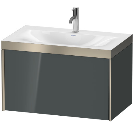 Furniture washbasin c-bonded with vanity wall mounted, XV4610OB138P