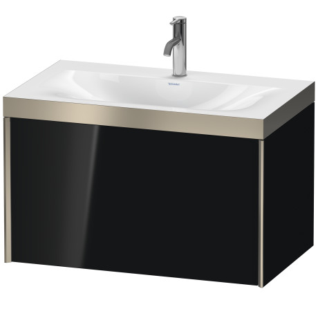 Furniture washbasin c-bonded with vanity wall mounted, XV4610OB140P