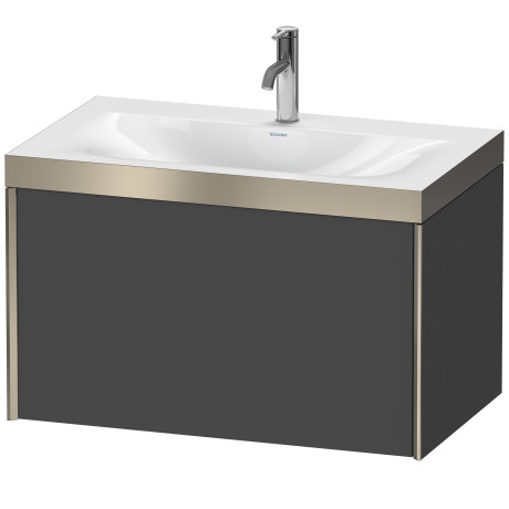 Furniture washbasin c-bonded with vanity wall mounted, XV4610OB149P