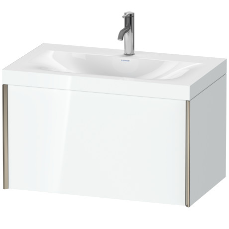 Furniture washbasin c-bonded with vanity wall mounted, XV4610OB185C