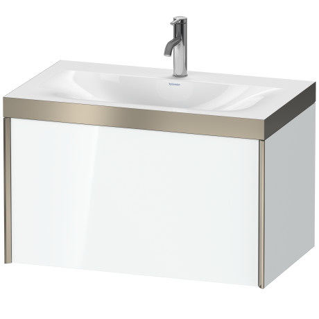Furniture washbasin c-bonded with vanity wall mounted, XV4610OB185P