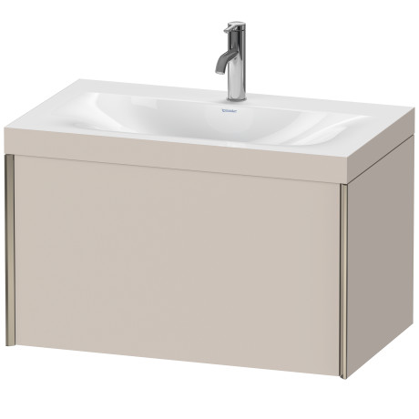 Furniture washbasin c-bonded with vanity wall mounted, XV4610OB191C