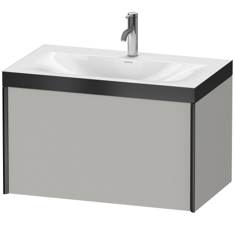 Furniture washbasin c-bonded with vanity wall mounted, XV4610OB207P