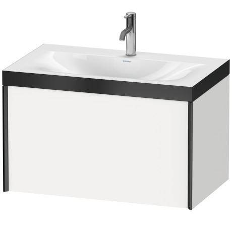 Furniture washbasin c-bonded with vanity wall mounted, XV4610OB218P