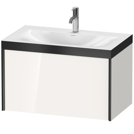 Furniture washbasin c-bonded with vanity wall mounted, XV4610OB222P