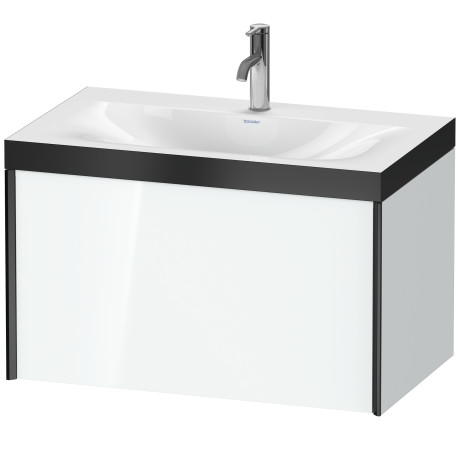 Furniture washbasin c-bonded with vanity wall mounted, XV4610OB285P