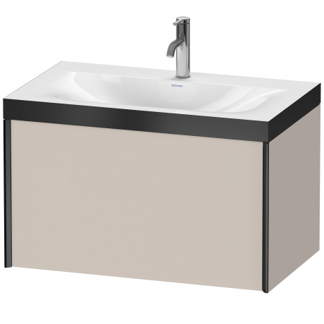Furniture washbasin c-bonded with vanity wall mounted, XV4610OB291P