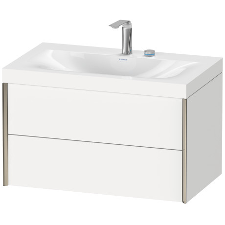 Furniture washbasin c-bonded with vanity wall mounted, XV4615EB118C