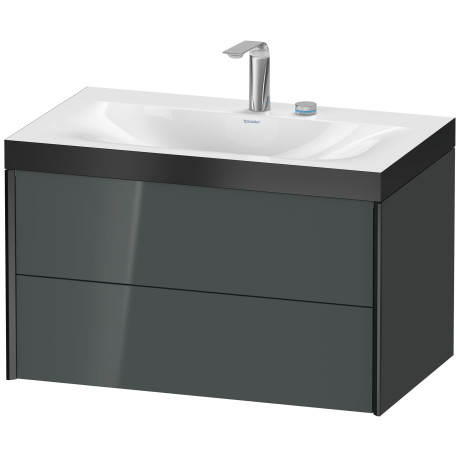 Furniture washbasin c-bonded with vanity wall mounted, XV4615EB238P