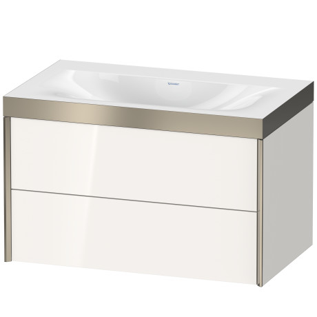 Furniture washbasin c-bonded with vanity wall mounted, XV4615NB122P