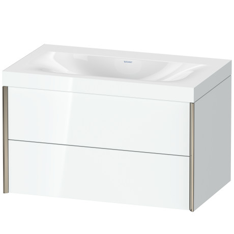 Furniture washbasin c-bonded with vanity wall mounted, XV4615NB185C