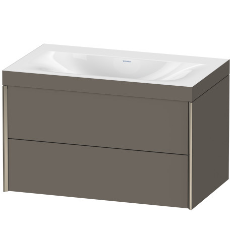 Furniture washbasin c-bonded with vanity wall mounted, XV4615NB190C