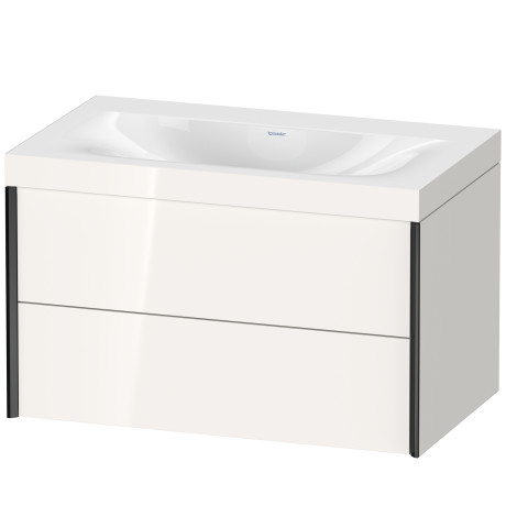 Furniture washbasin c-bonded with vanity wall mounted, XV4615NB222C