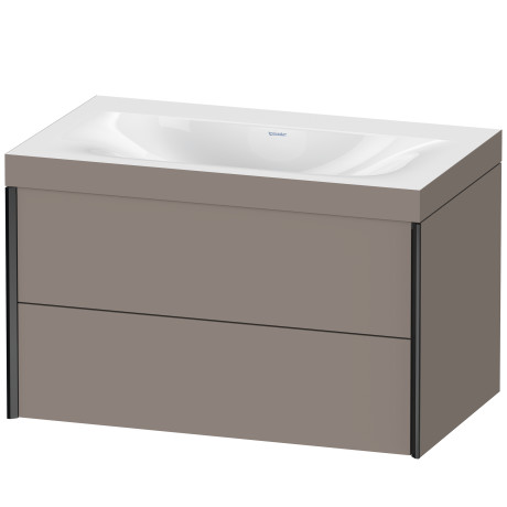 Furniture washbasin c-bonded with vanity wall mounted, XV4615NB243C