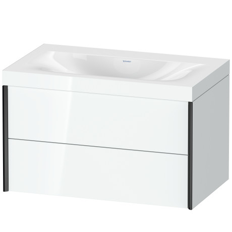 Furniture washbasin c-bonded with vanity wall mounted, XV4615NB285C
